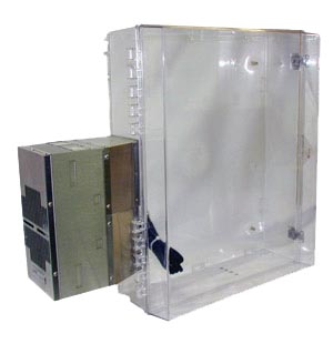 custom air conditioner cooling clear acrylic enclosure for fire department