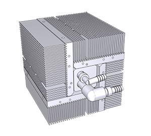 Small TLC Cube solid model